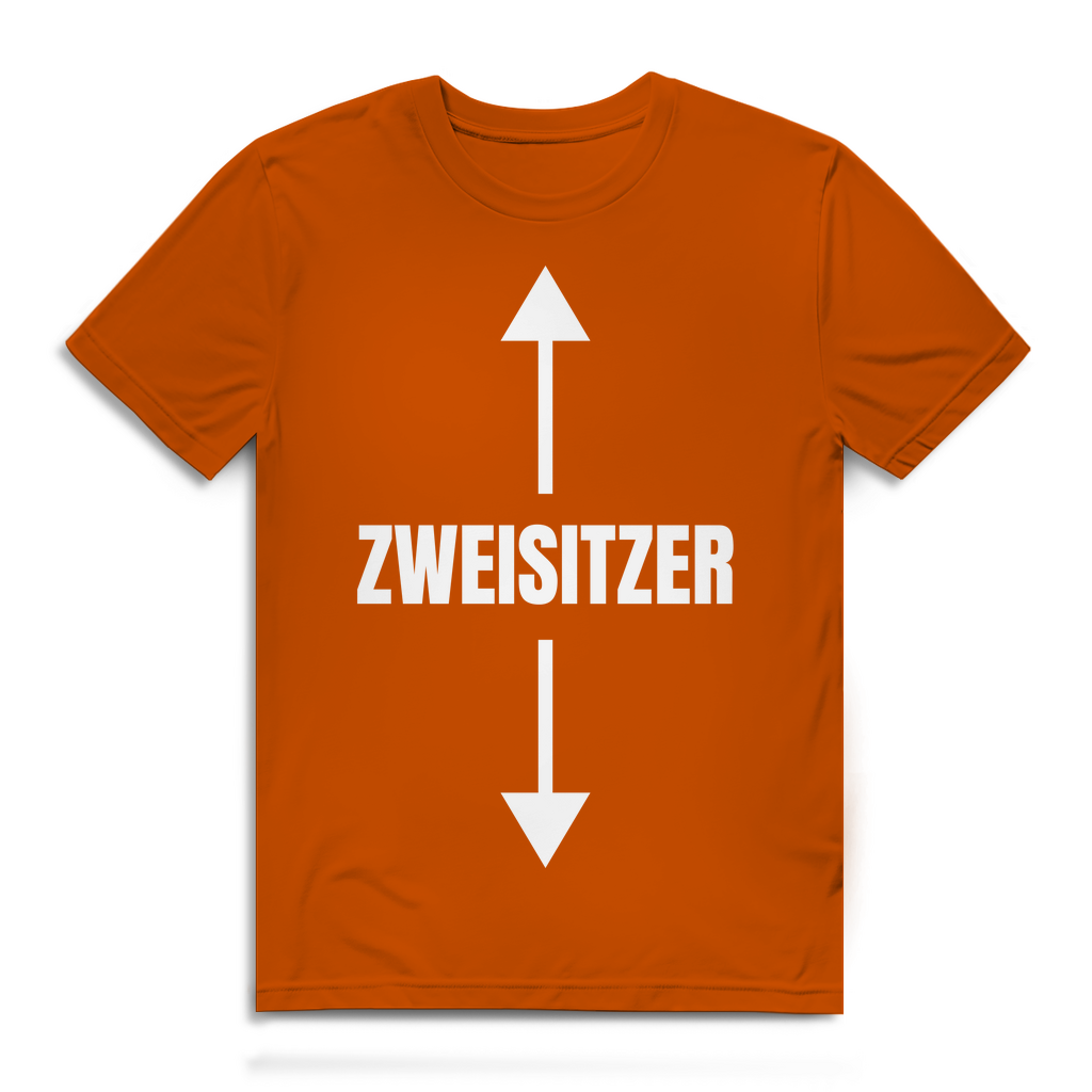Zweisitzer – lustiges T-Shirt