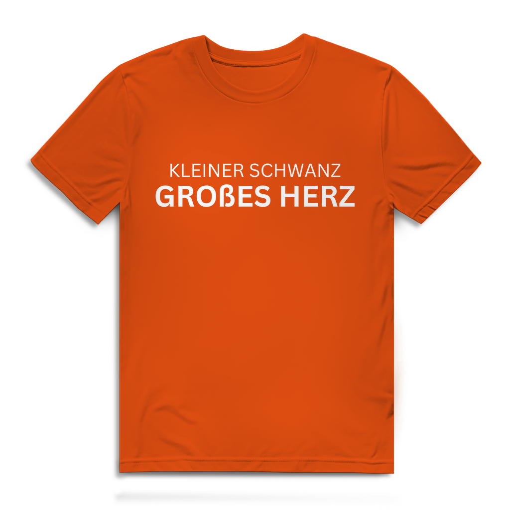 Kleiner Schwanz, großes Herz – lustiges T-Shirt