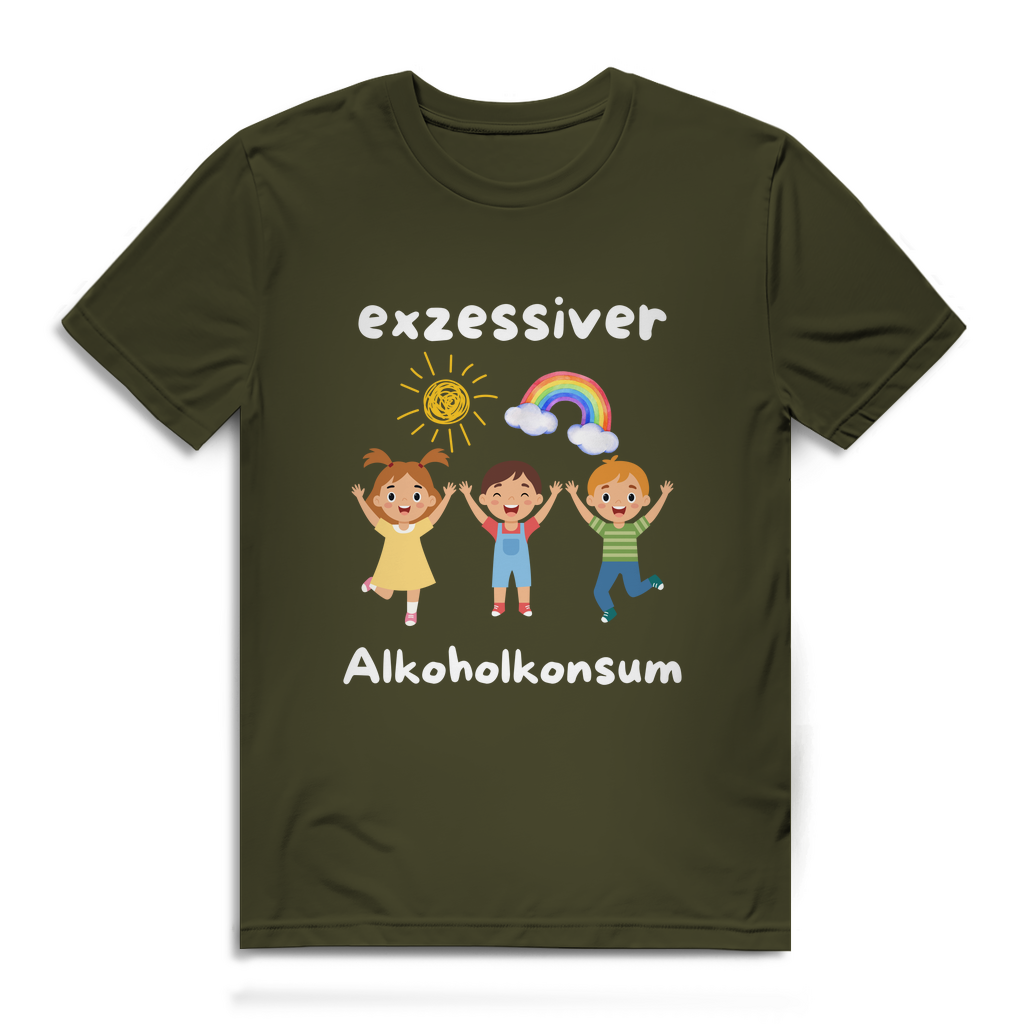 Exzessiver Alkoholkonsum – lustiges T-Shirt