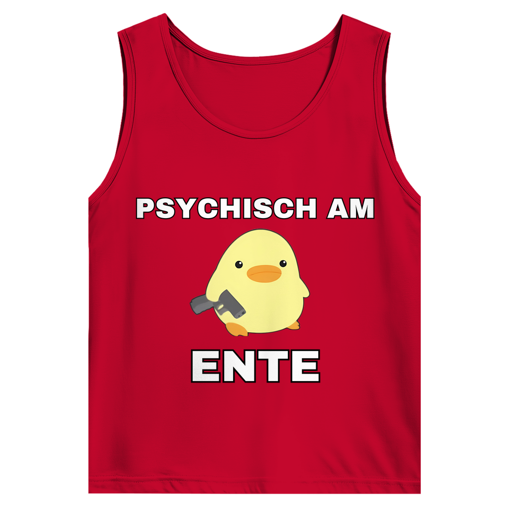 Psychisch am Ente – lustiges Tank Top
