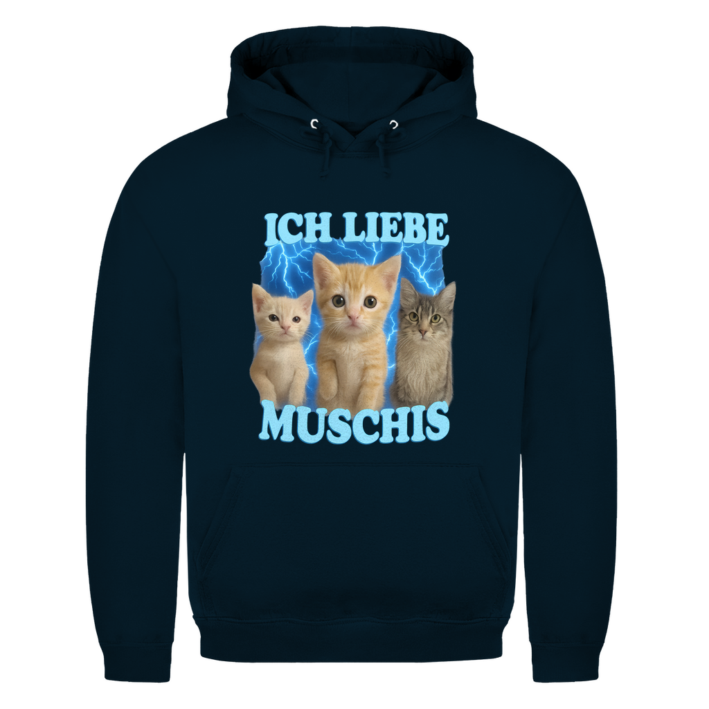 Ich liebe Muschis – lustiger Hoodie