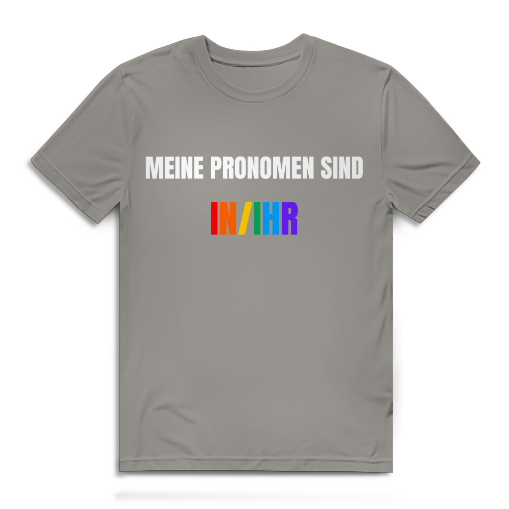 Meine Pronomen sind in/ihr – lustiges T-Shirt