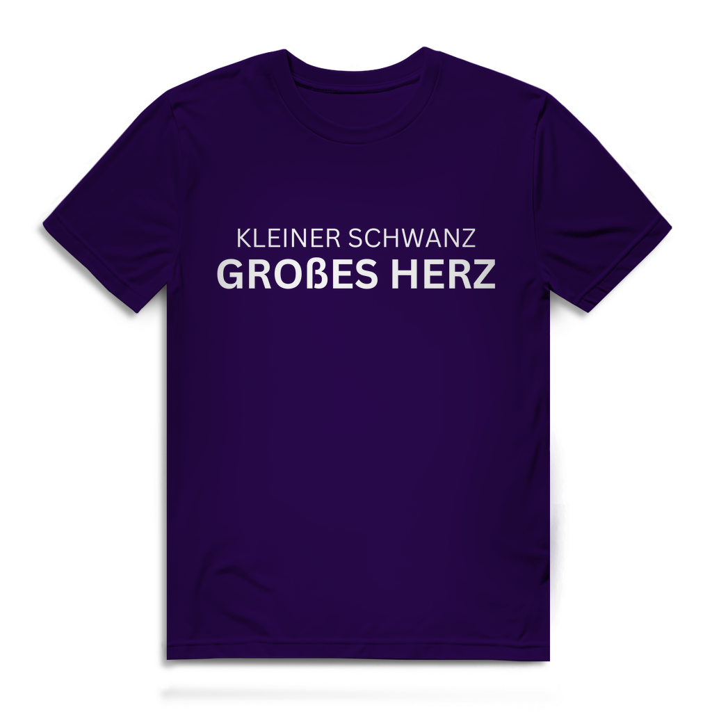 Kleiner Schwanz, großes Herz – lustiges T-Shirt