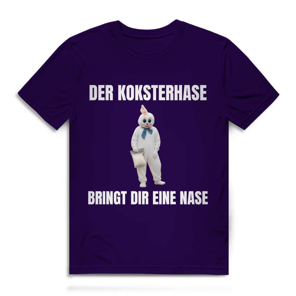 Der Koksterhase bringt dir eine Nase – lustiges T-Shirt