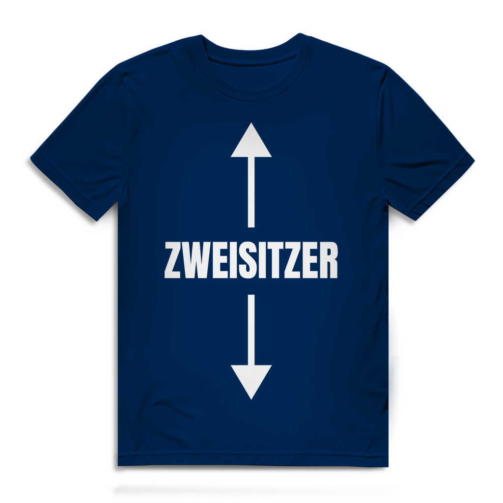Zweisitzer – lustiges T-Shirt