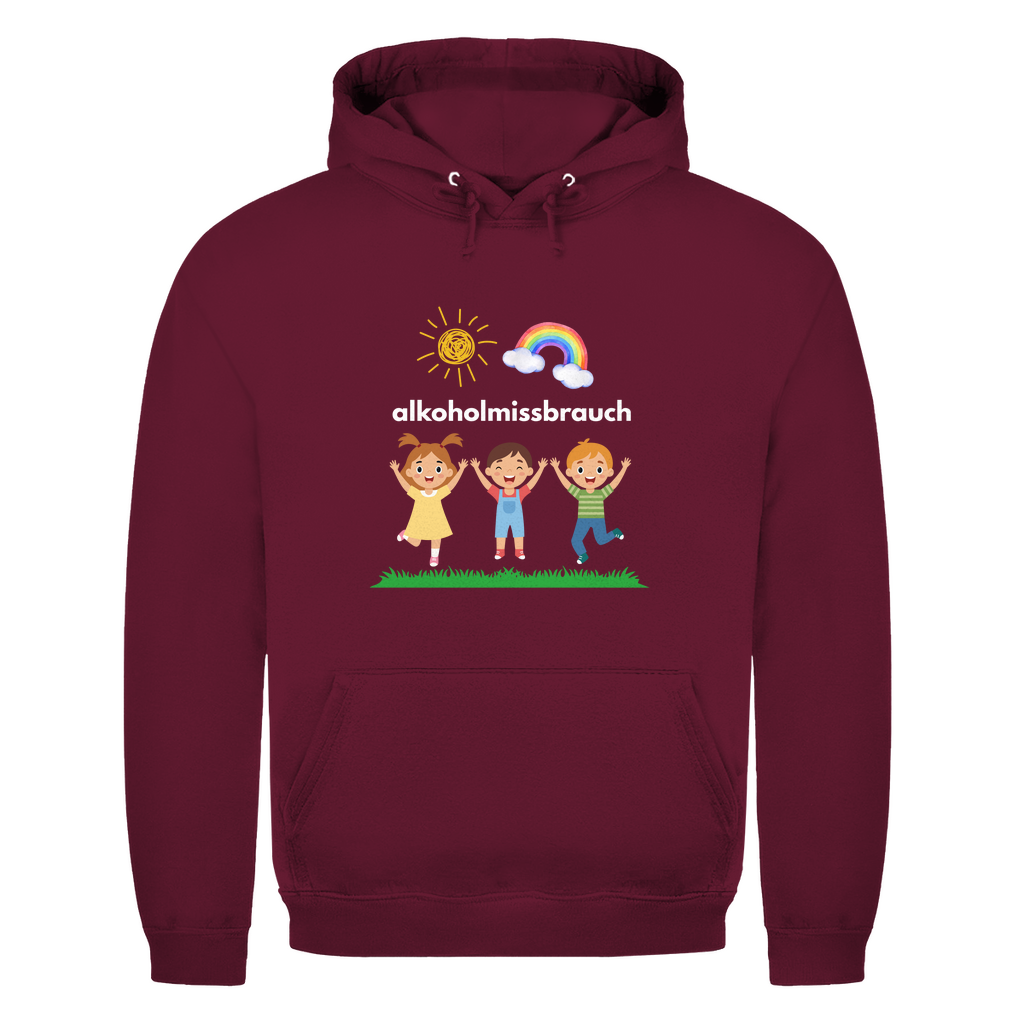 Alkoholmissbrauch – lustiger Hoodie