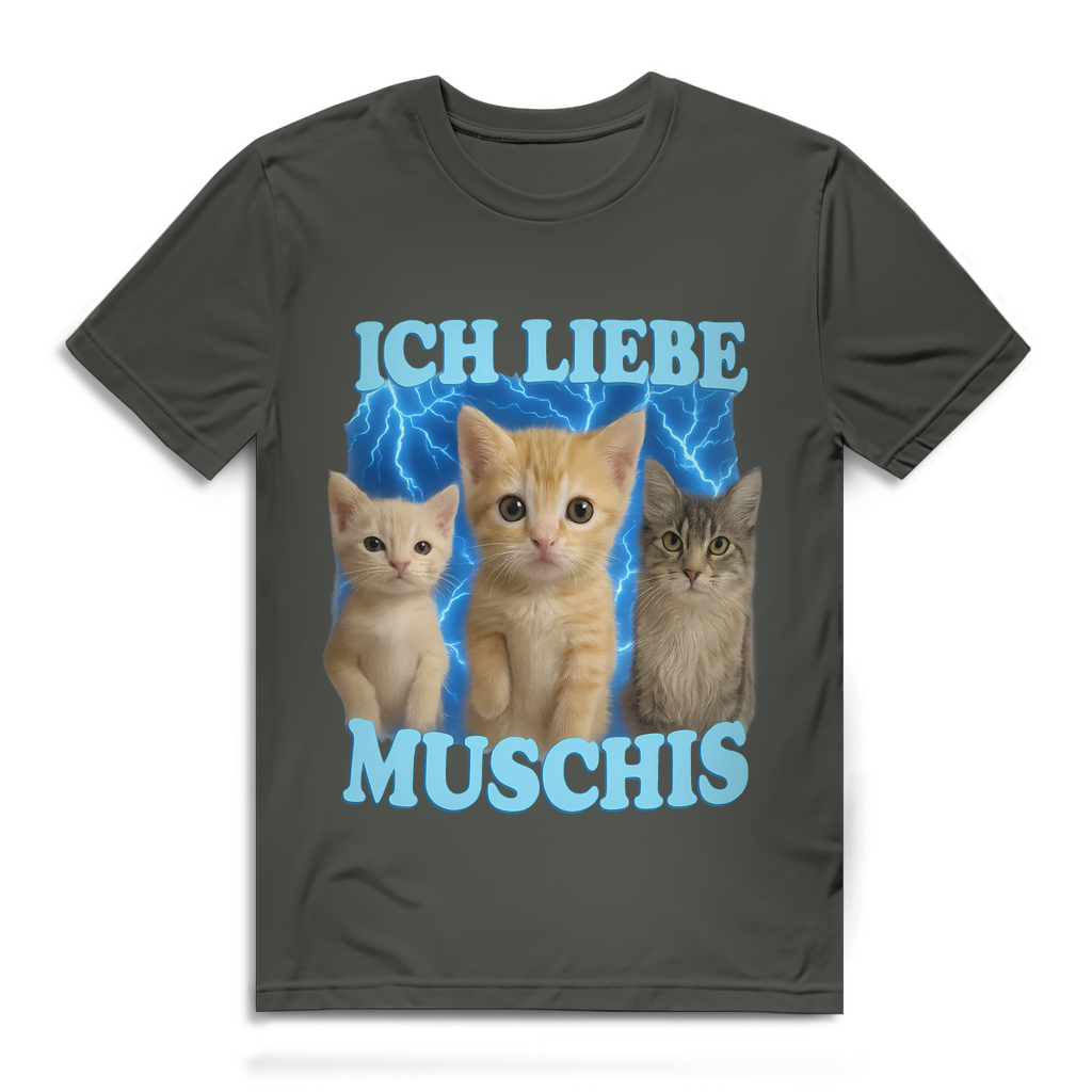Ich liebe Muschis – lustiges T-Shirt