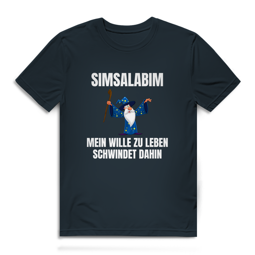 Simsalabim – mein Wille zu leben schwindet dahin – lustiges Premium T-Shirt