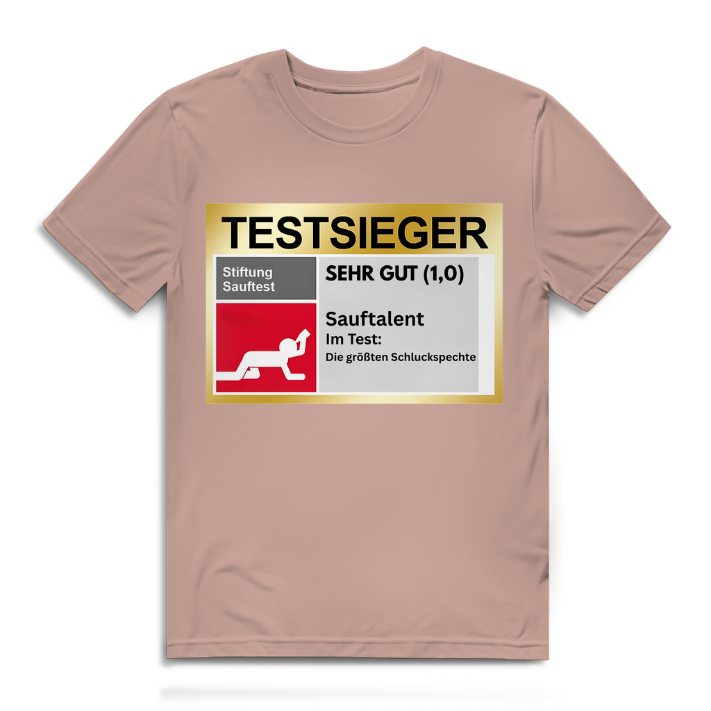 Testsieger Sauftalent – lustiges T-Shirt