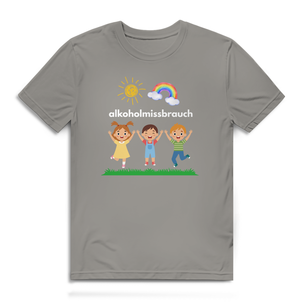 Alkoholmissbrauch – lustiges Premium T-Shirt