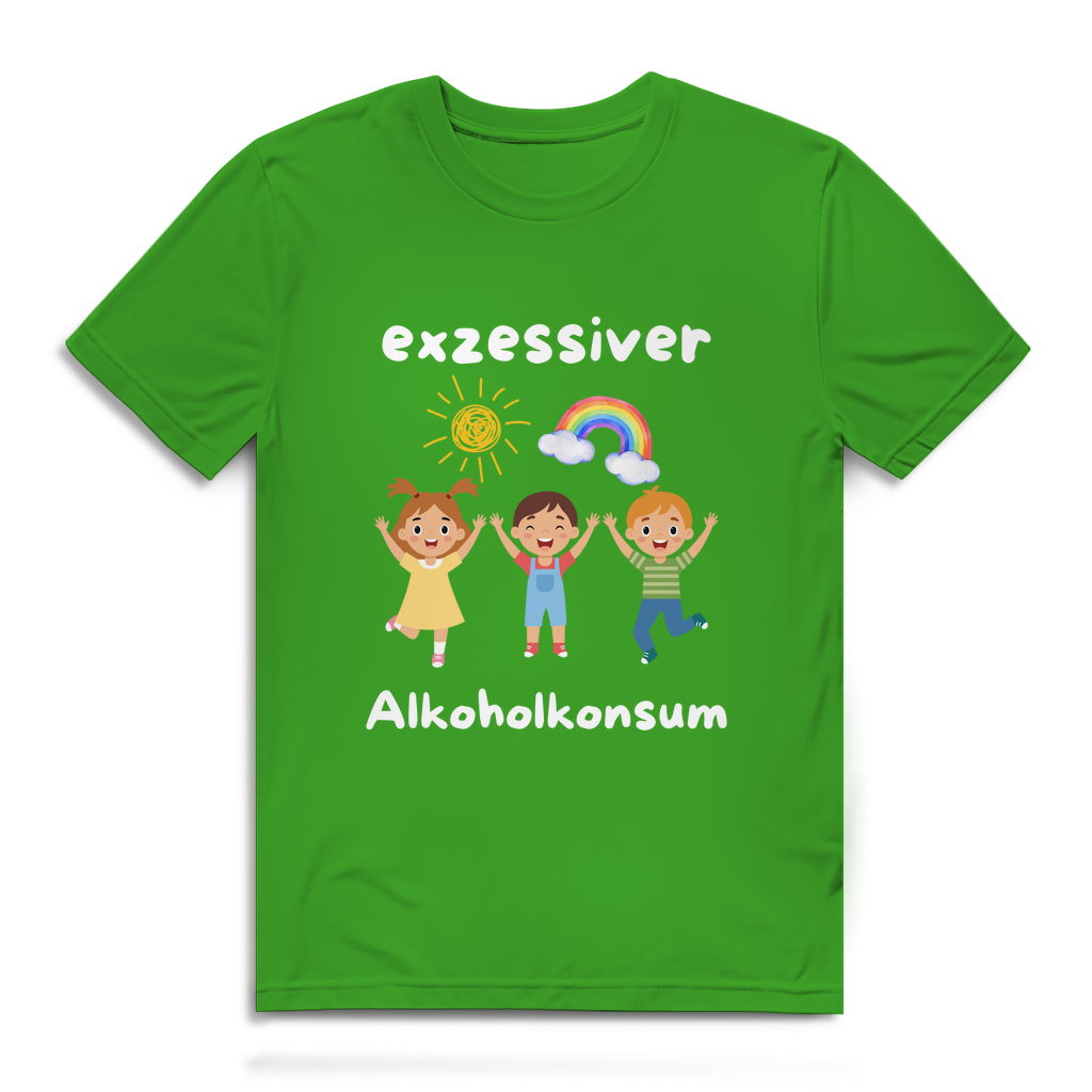 Exzessiver Alkoholkonsum – lustiges T-Shirt