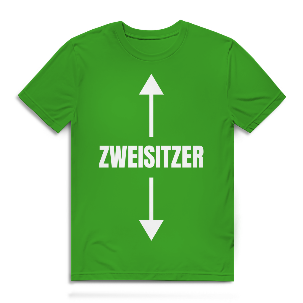 Zweisitzer – lustiges T-Shirt