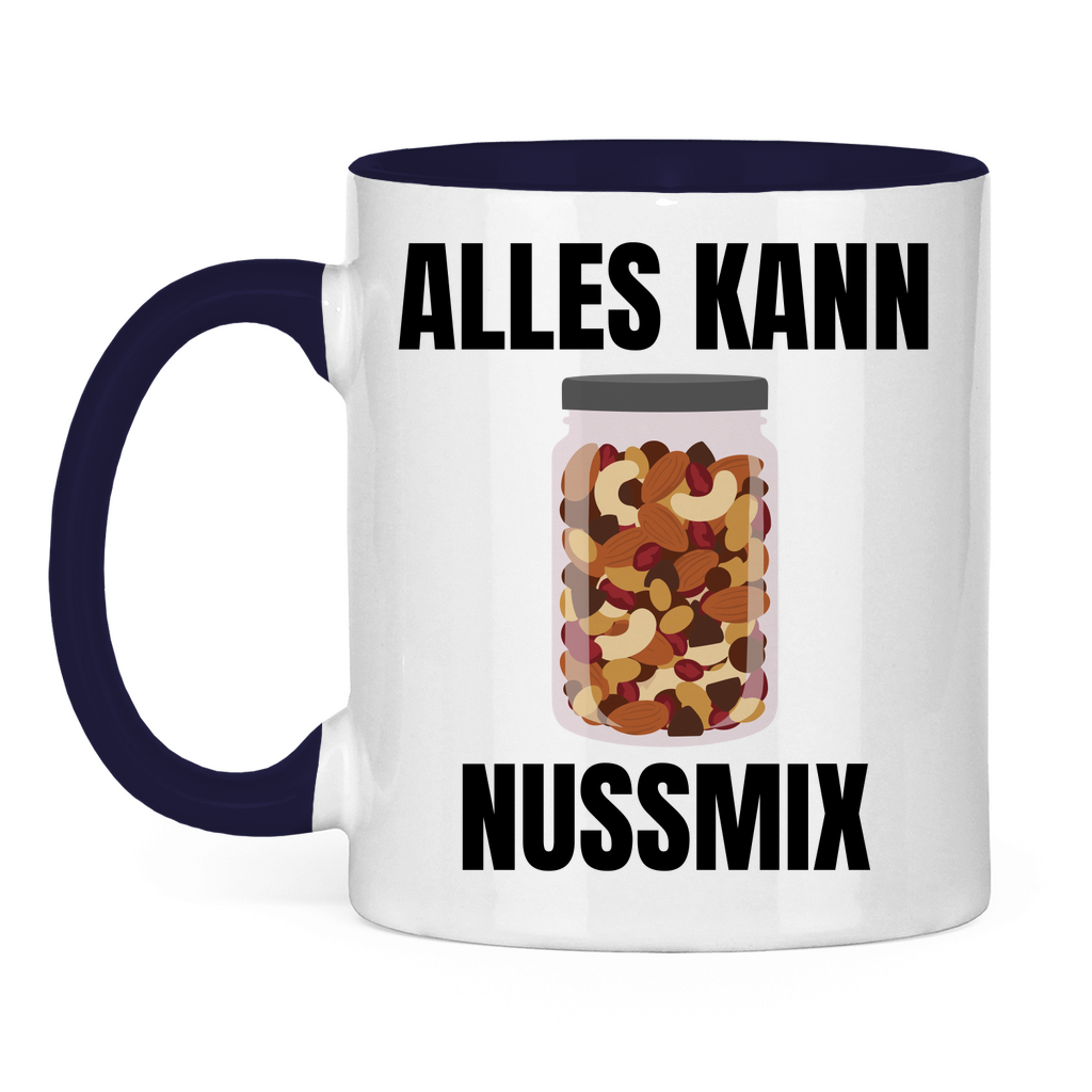 Alles kann Nussmix – kurzer Spruch – lustige Tasse