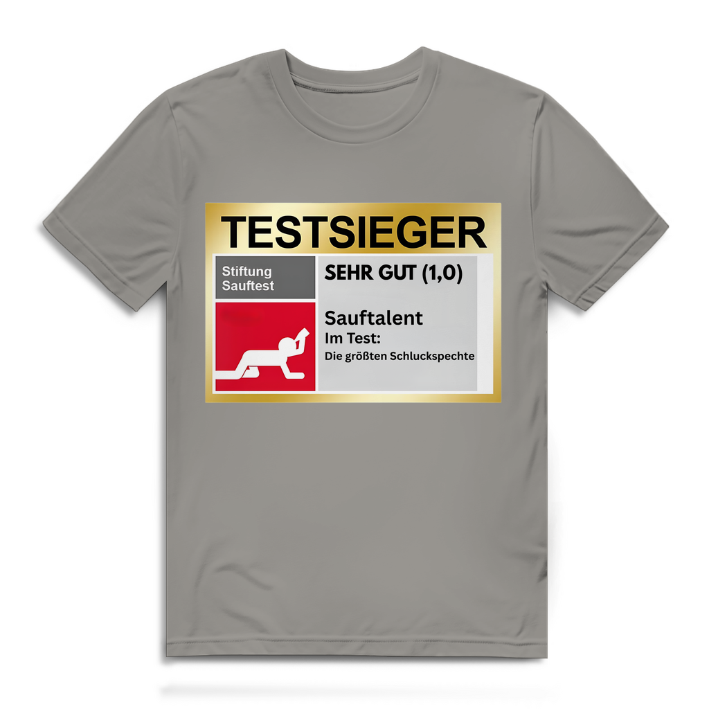 Testsieger Sauftalent – lustiges T-Shirt