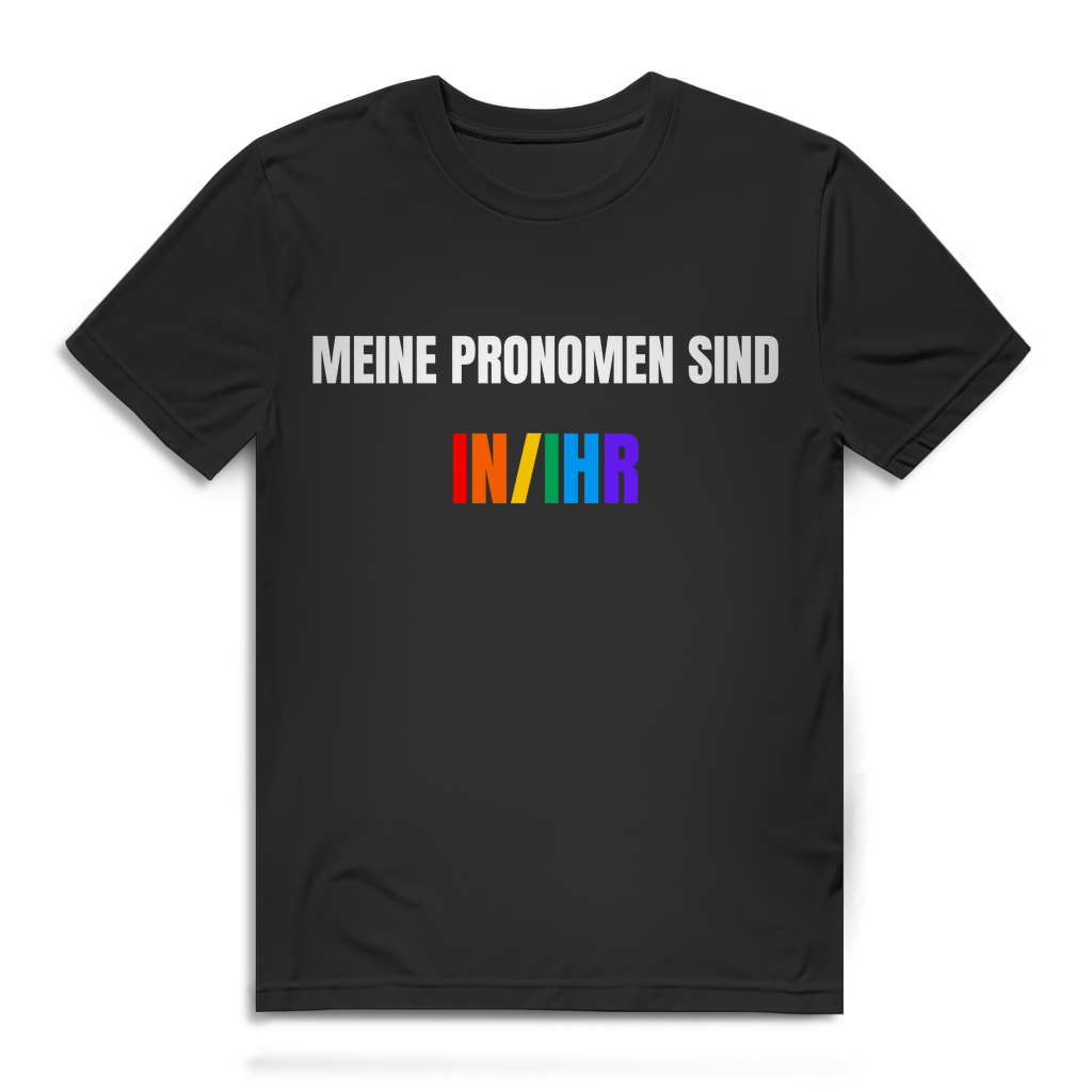 Meine Pronomen sind in/ihr – lustiges T-Shirt