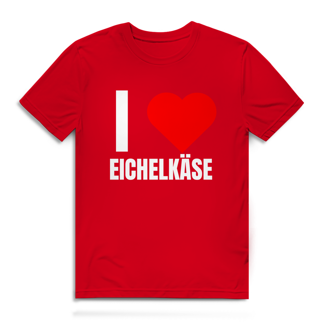Ich liebe Eichelkäse – lustiges T-Shirt