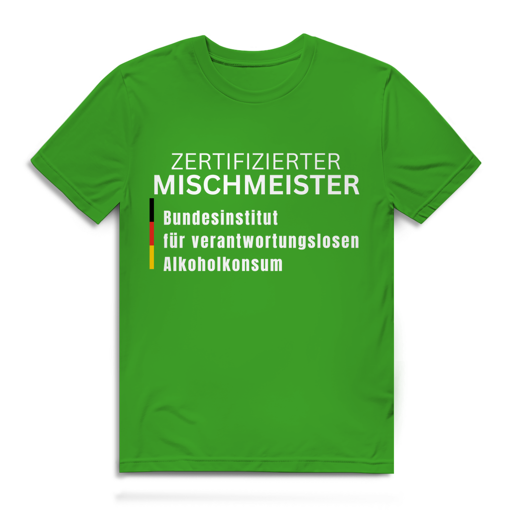 Zertifizierter Mischmeister – lustiges T-Shirt