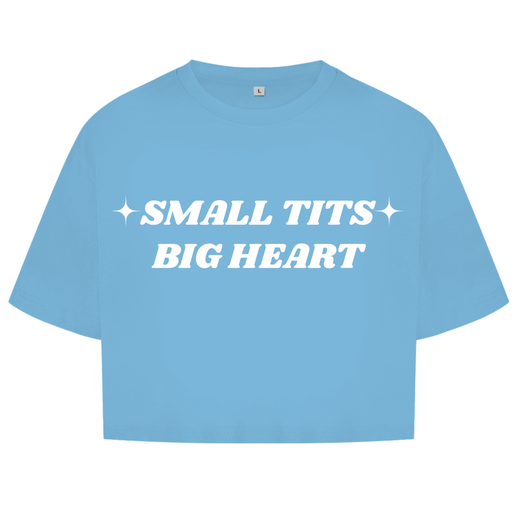 Small Tits Big Heart - lustiges Crop Top