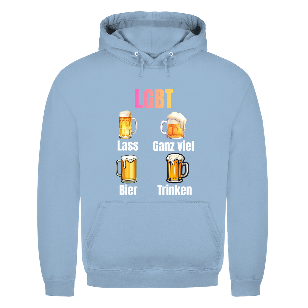 LGBT – Lass ganz viel Bier trinken – lustiger Hoodie