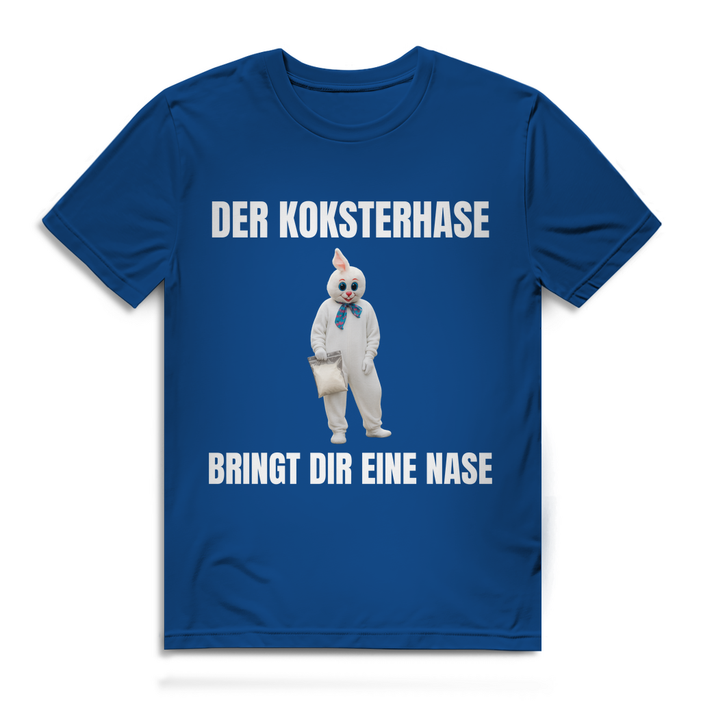 Der Koksterhase bringt dir eine Nase – lustiges T-Shirt