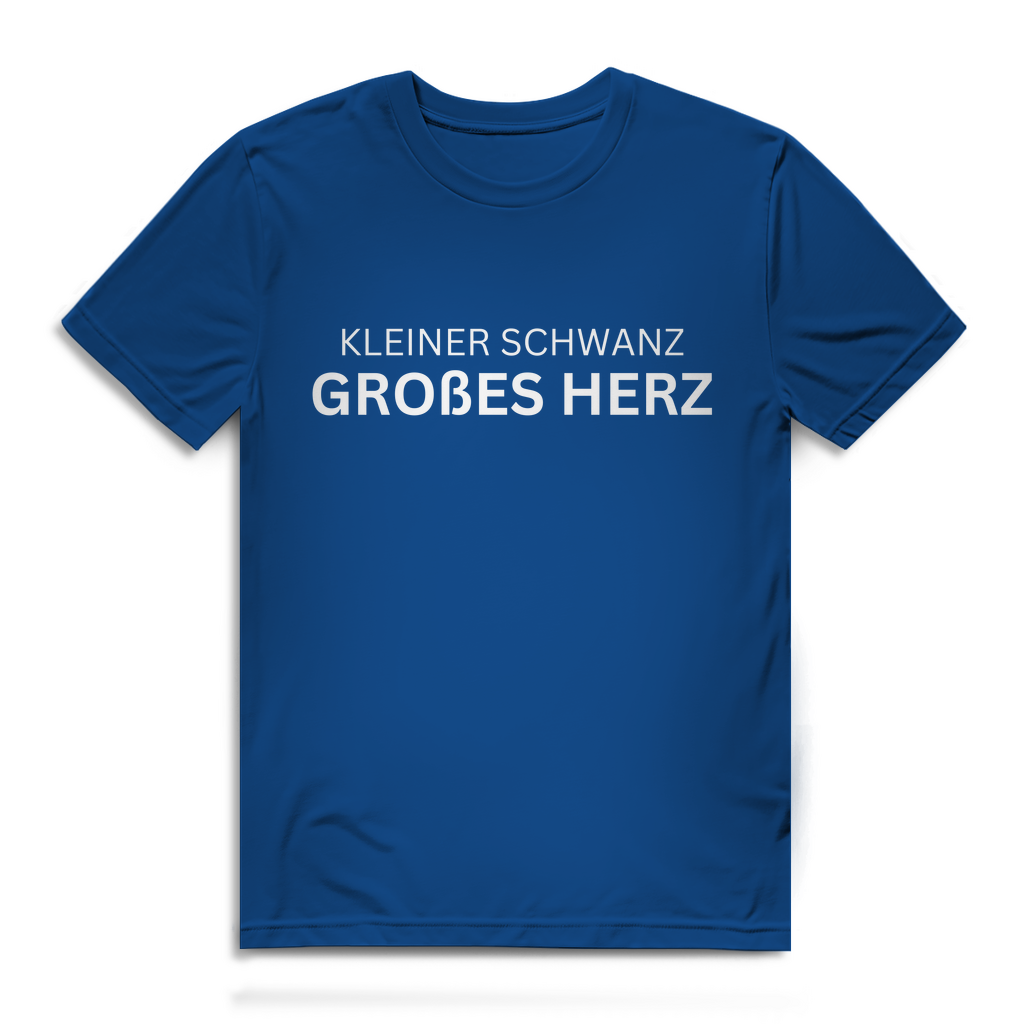 Kleiner Schwanz, großes Herz – lustiges T-Shirt