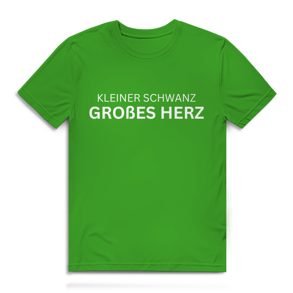 Kleiner Schwanz, großes Herz – lustiges T-Shirt