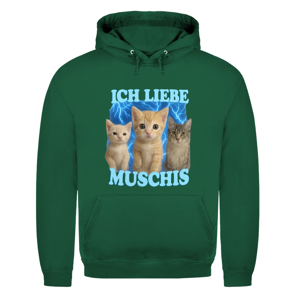 Ich liebe Muschis – lustiger Hoodie