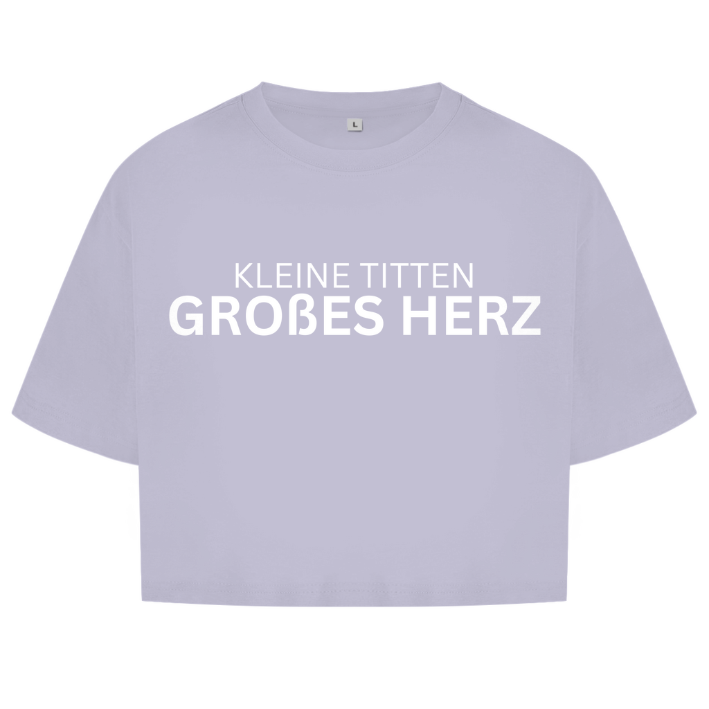 Kleine Titte großes Herz - lustiges Crop Top