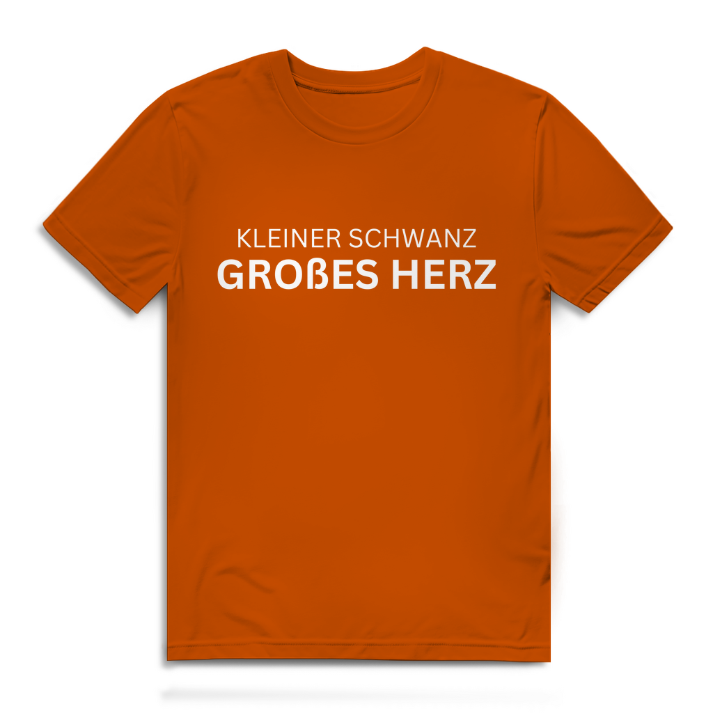 Kleiner Schwanz, großes Herz – lustiges T-Shirt