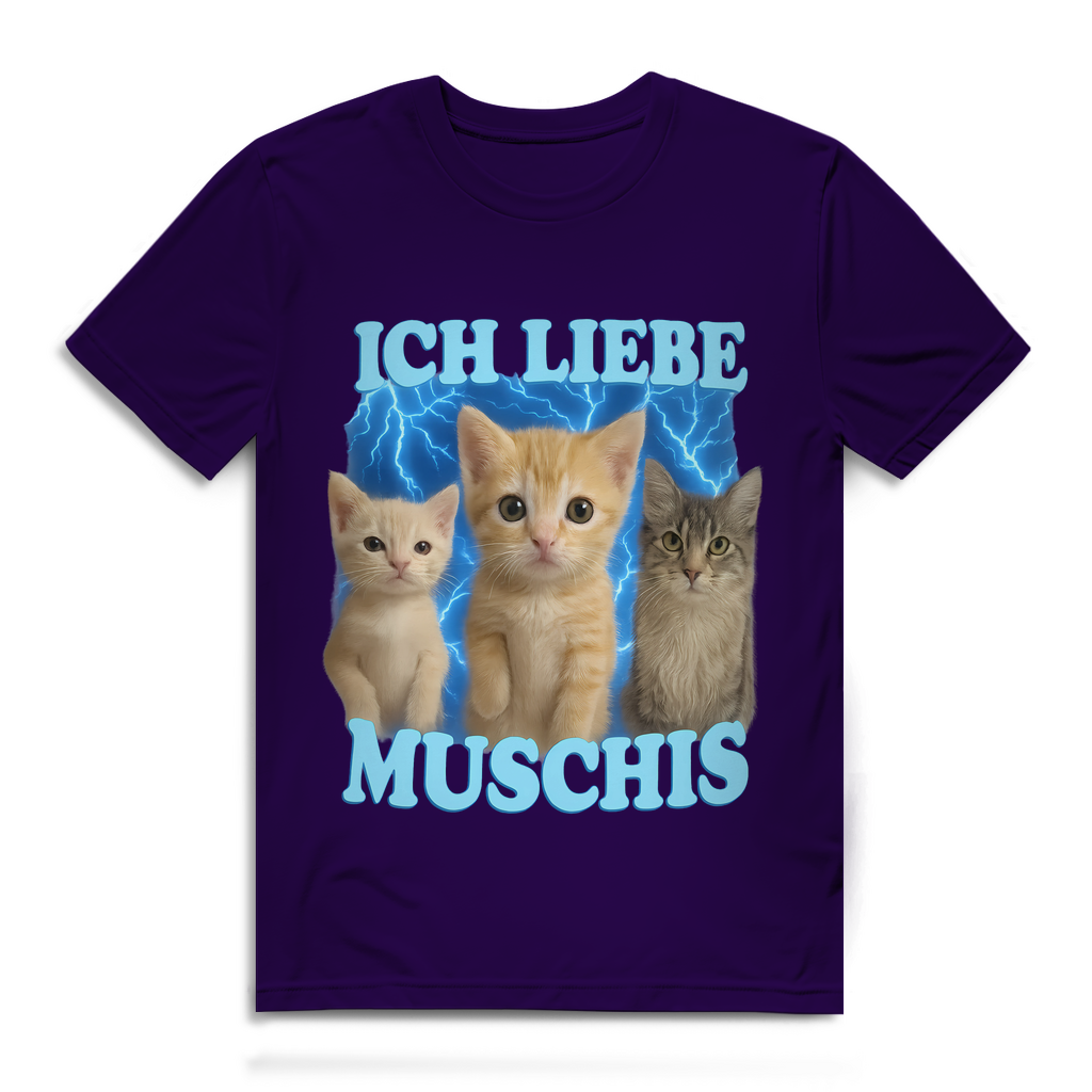 Ich liebe Muschis – lustiges T-Shirt
