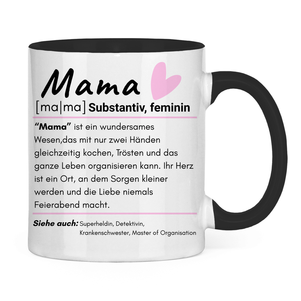 Mama – Definition – süße lustige Tasse
