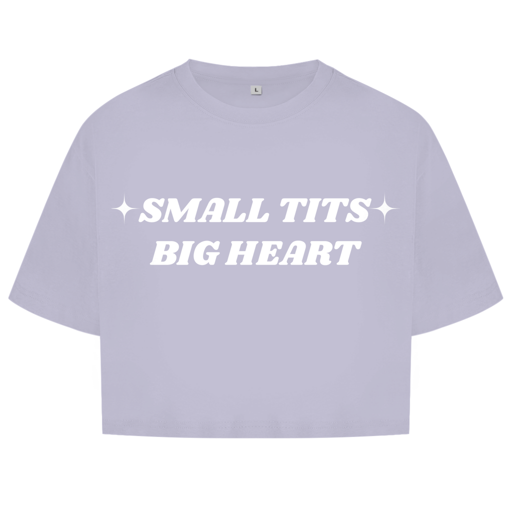 Small Tits Big Heart - lustiges Crop Top