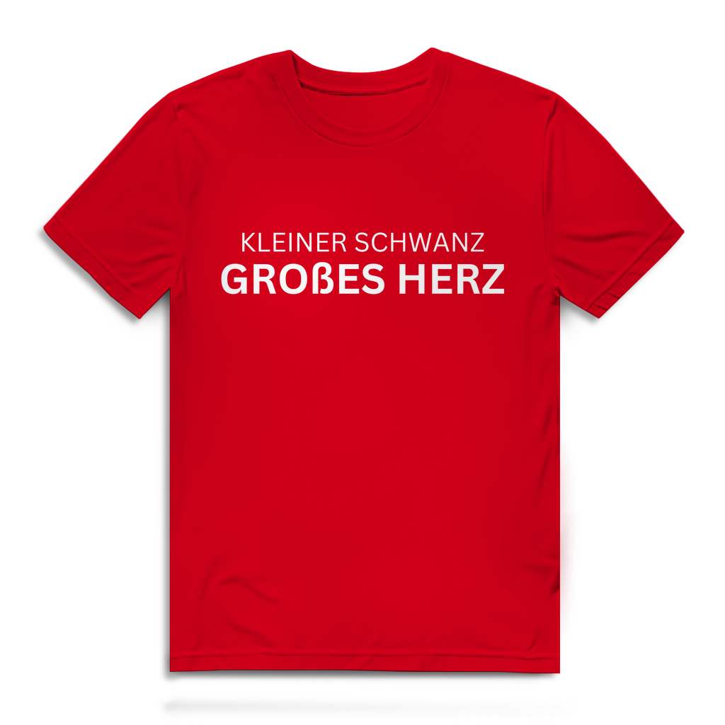 Kleiner Schwanz, großes Herz – lustiges T-Shirt