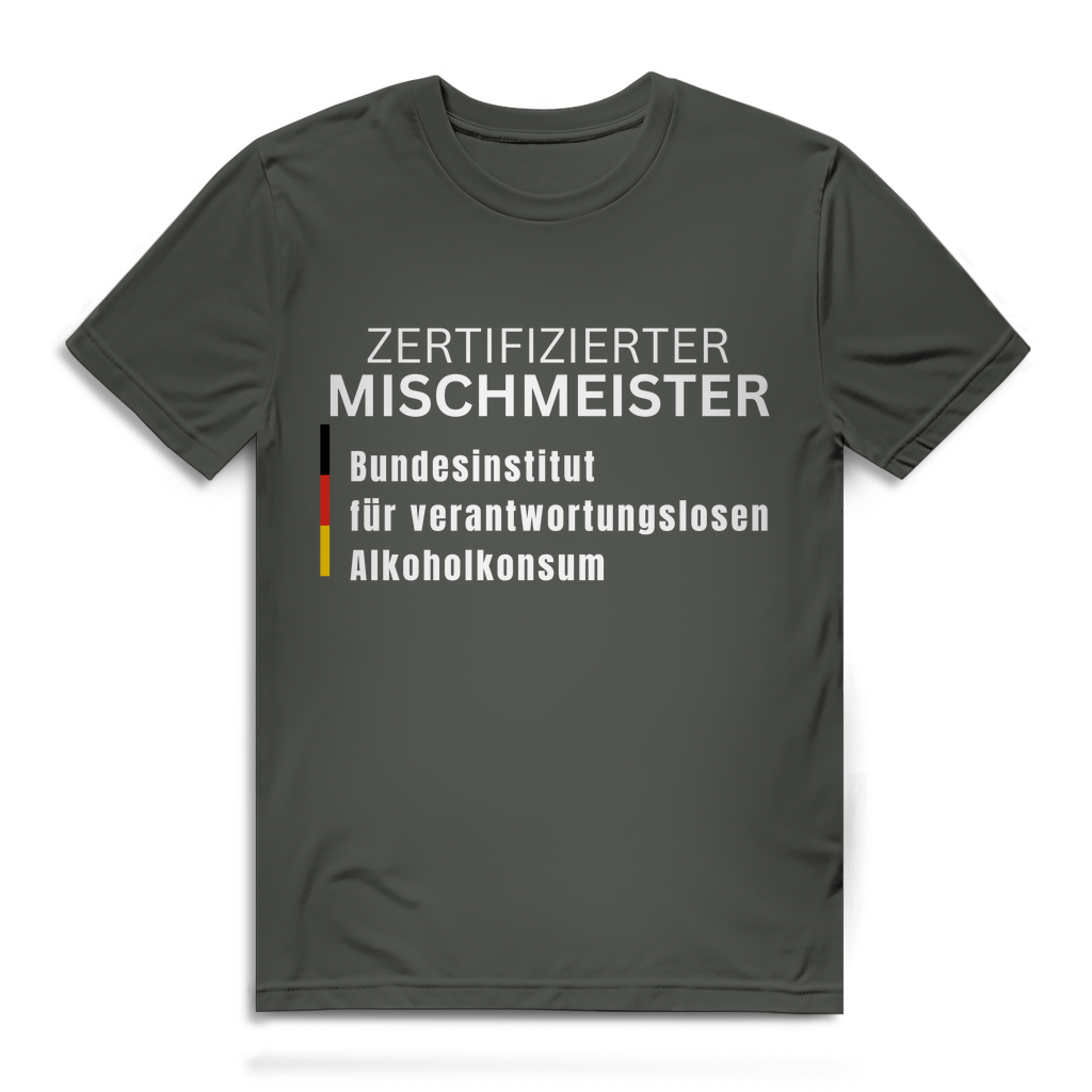 Zertifizierter Mischmeister – lustiges T-Shirt