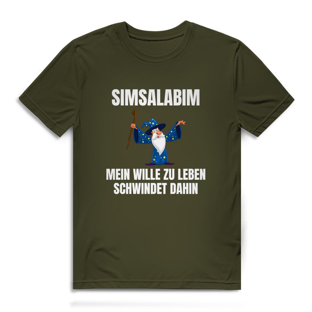 Simsalabim – mein Wille zu leben schwindet dahin – lustiges Premium T-Shirt