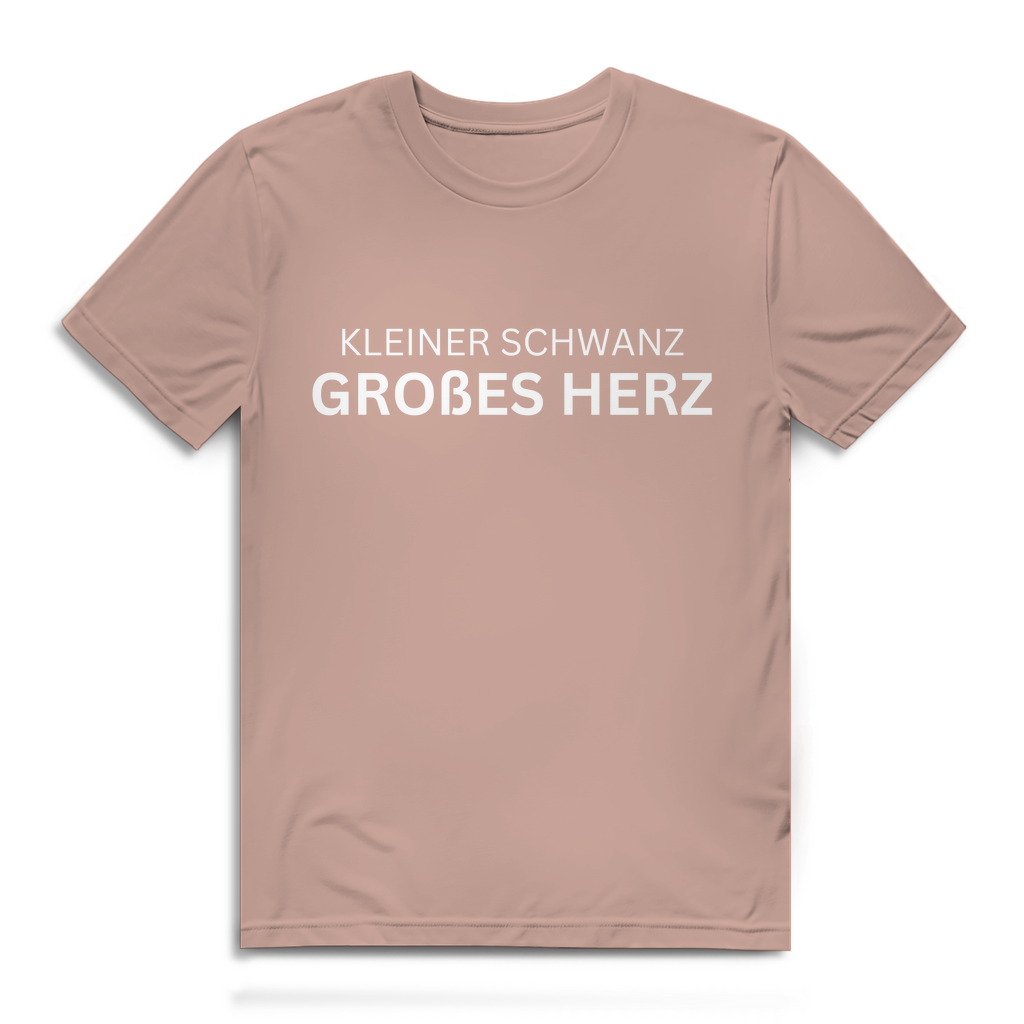 Kleiner Schwanz, großes Herz – lustiges T-Shirt