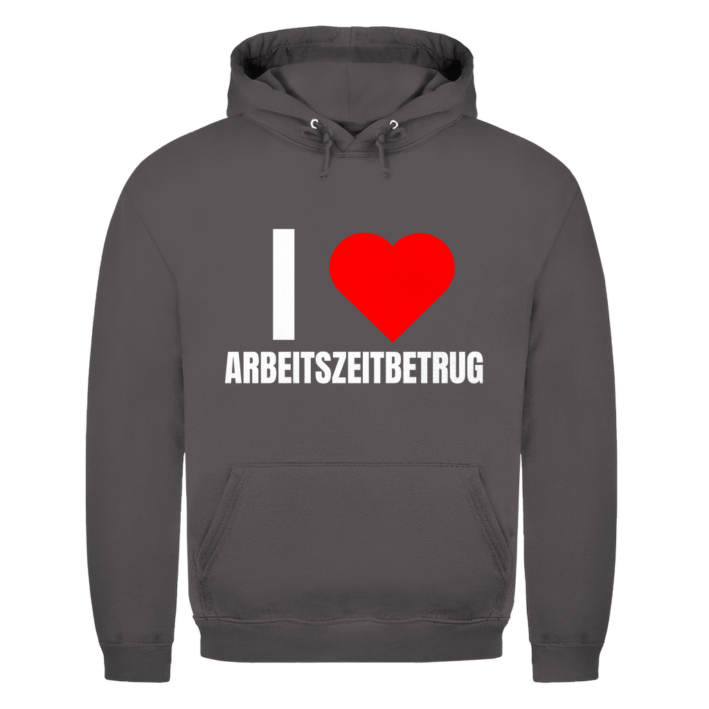 Ich liebe Arbeitszeitbetrug – lustiger Hoodie