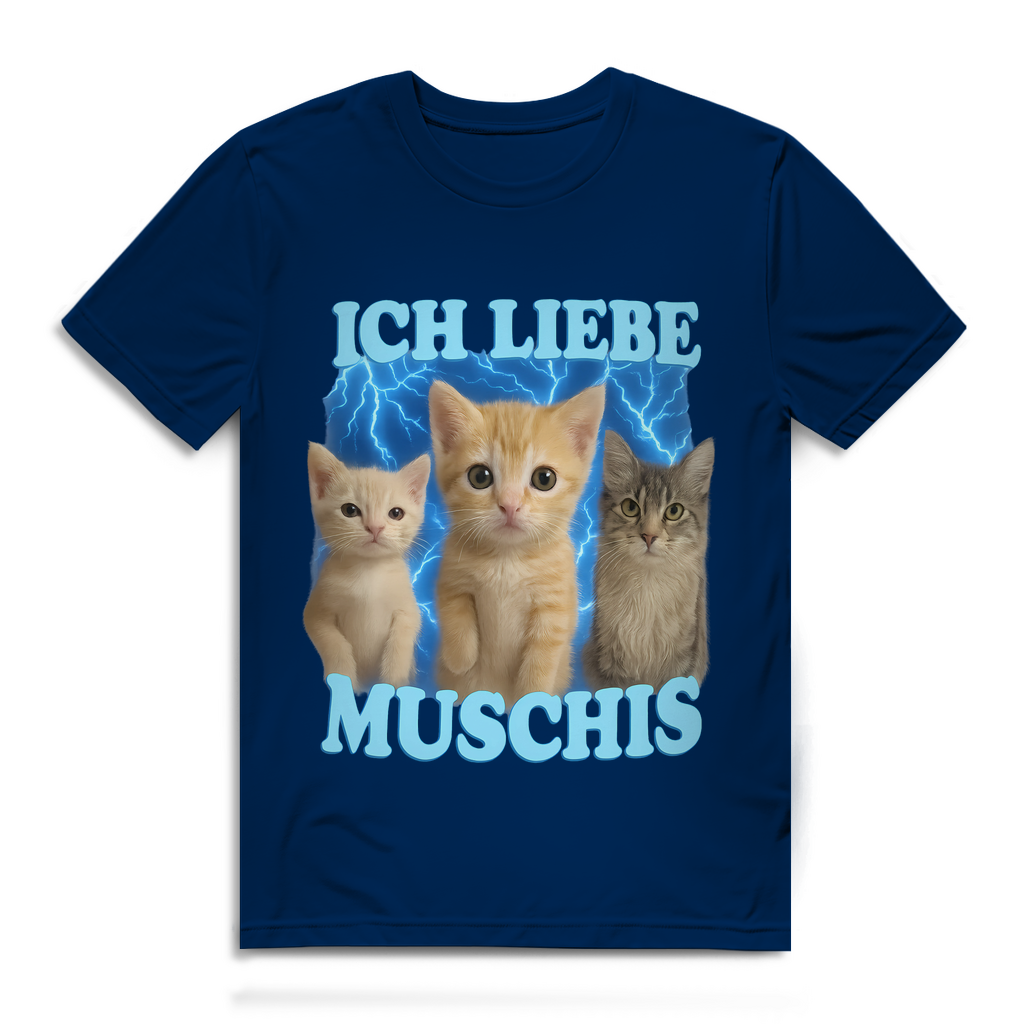 Ich liebe Muschis – lustiges T-Shirt