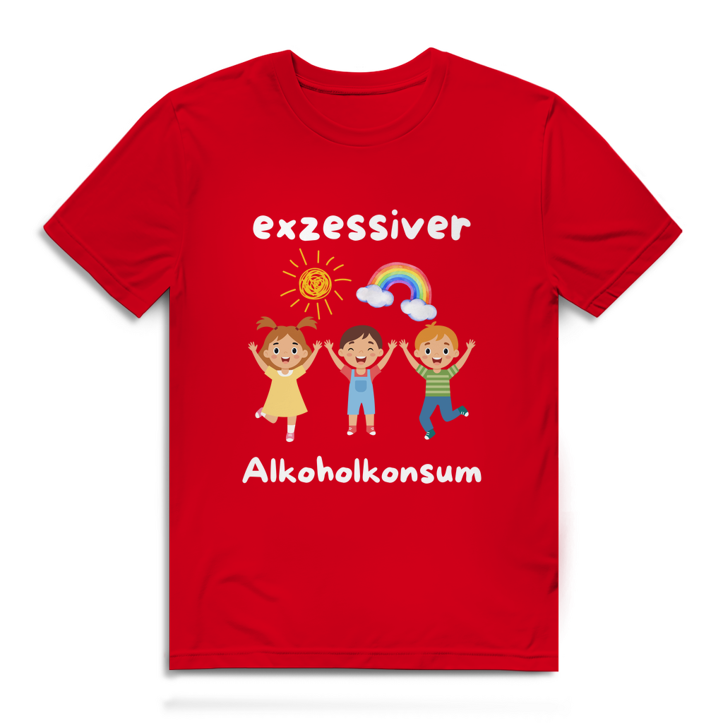 Exzessiver Alkoholkonsum – lustiges T-Shirt