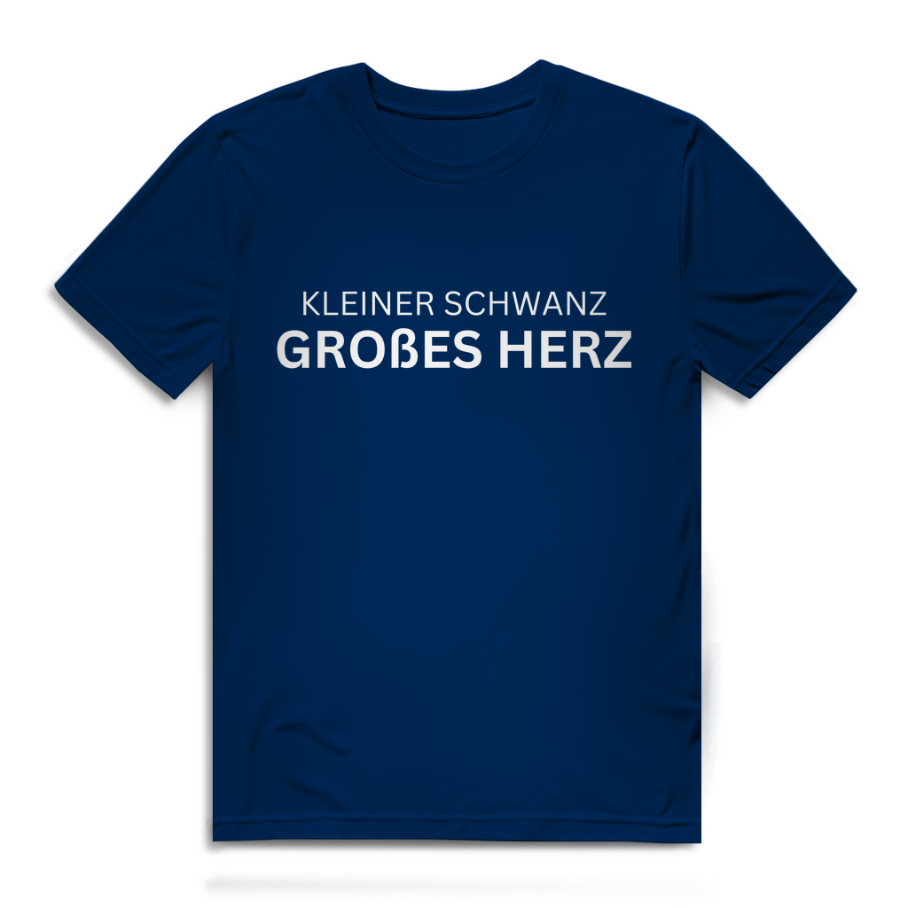 Kleiner Schwanz, großes Herz – lustiges T-Shirt