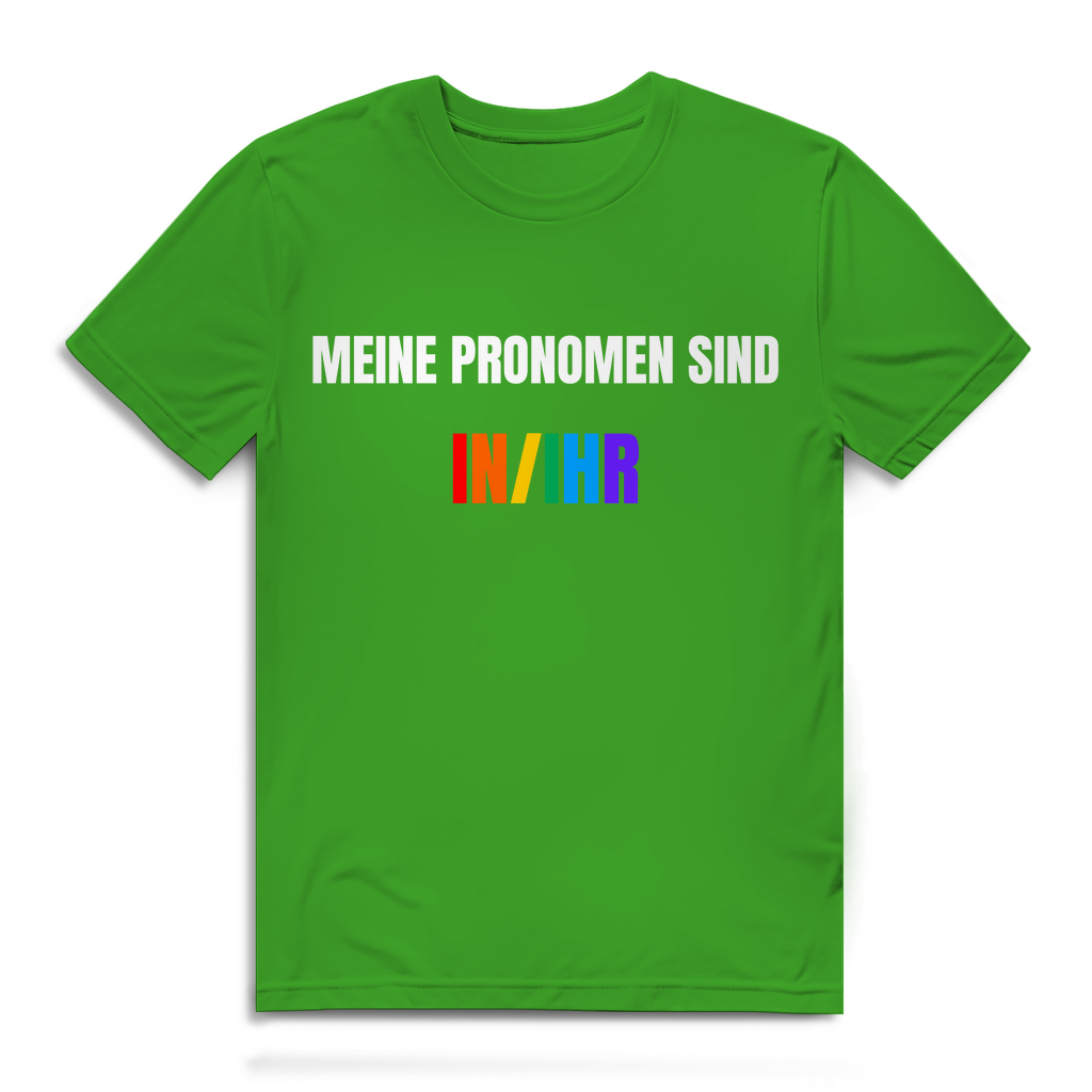 Meine Pronomen sind in/ihr – lustiges T-Shirt
