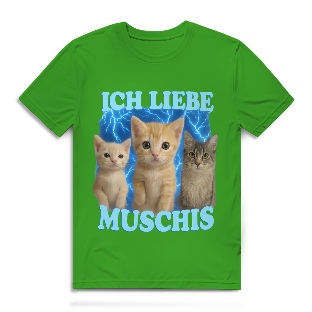 Ich liebe Muschis – lustiges T-Shirt