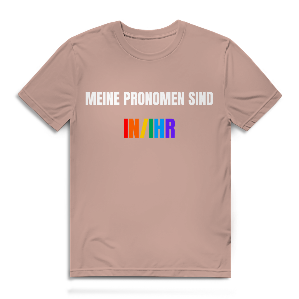 Meine Pronomen sind in/ihr – lustiges T-Shirt