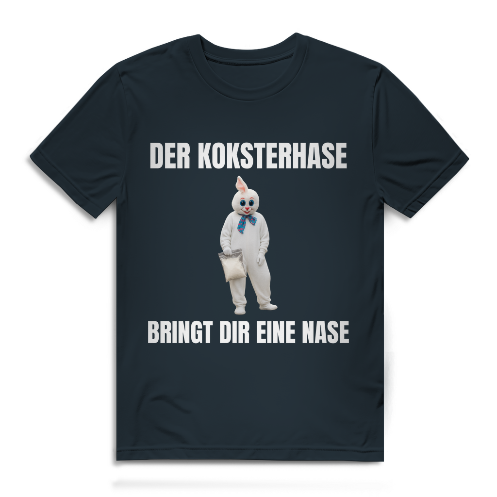 Der Koksterhase bringt dir eine Nase – lustiges T-Shirt