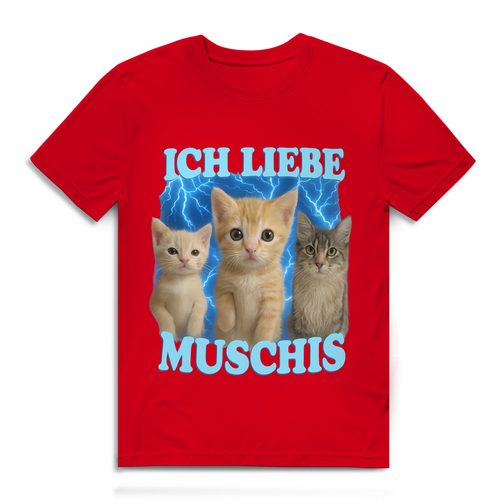 Ich liebe Muschis – lustiges T-Shirt