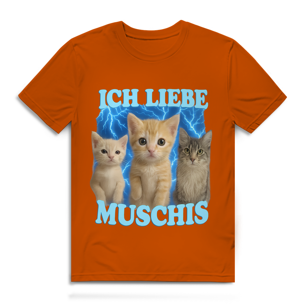 Ich liebe Muschis – lustiges T-Shirt