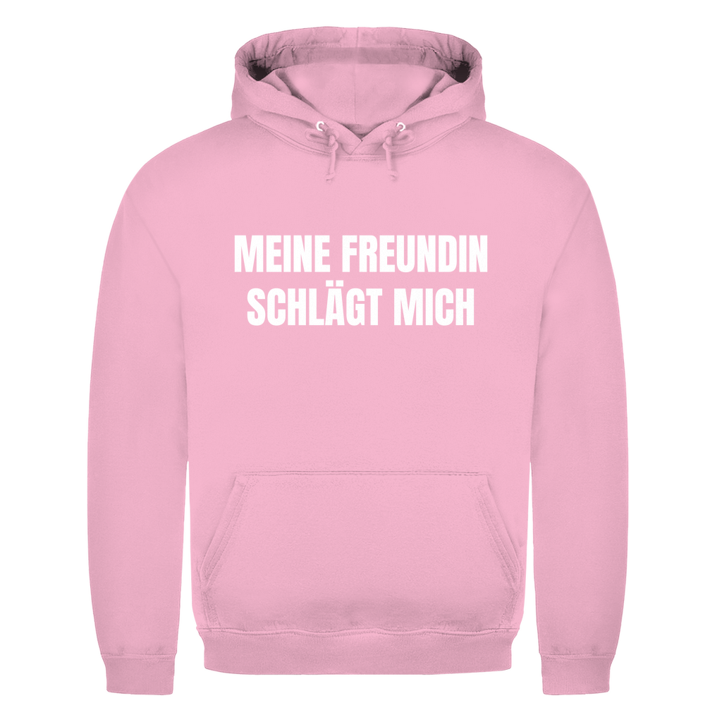 Meine Freundin schlägt mich – lustiger Hoodie