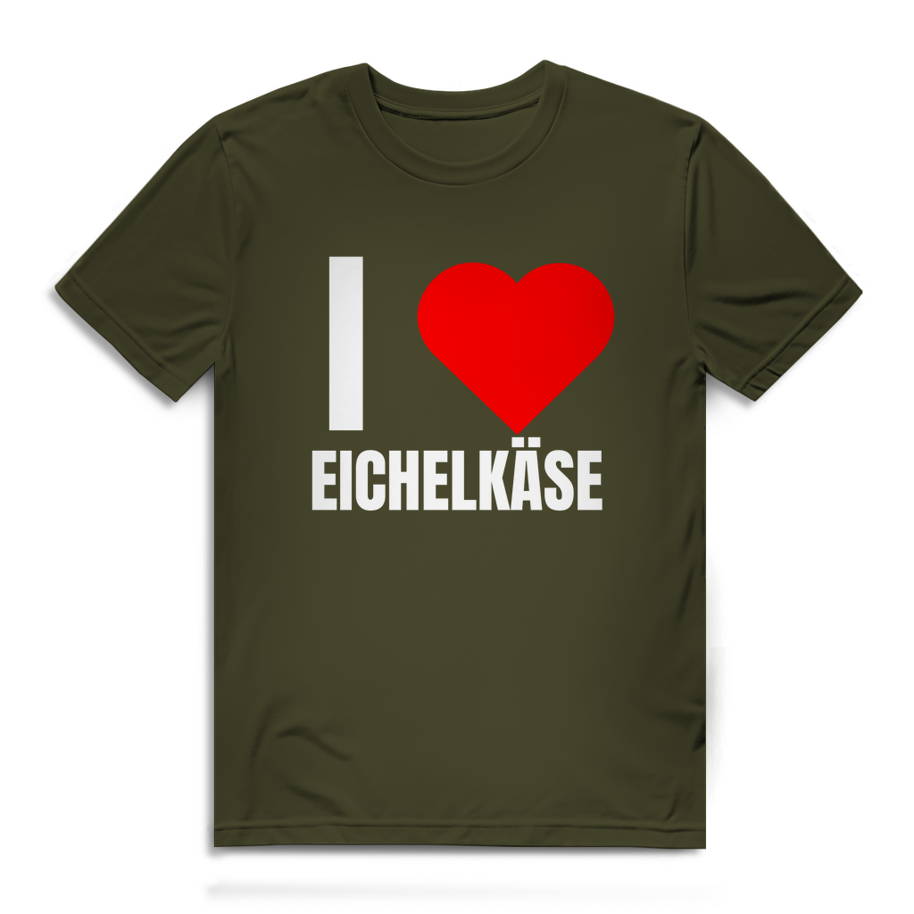 Ich liebe Eichelkäse – lustiges T-Shirt
