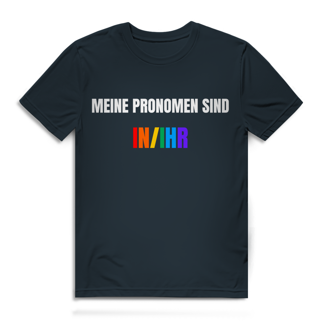 Meine Pronomen sind in/ihr – lustiges T-Shirt