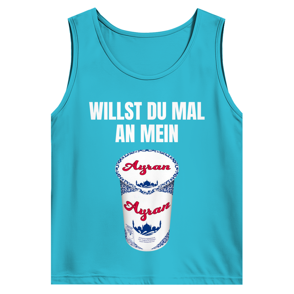 Willst du mal an mein Ayran – lustiges Tank Top